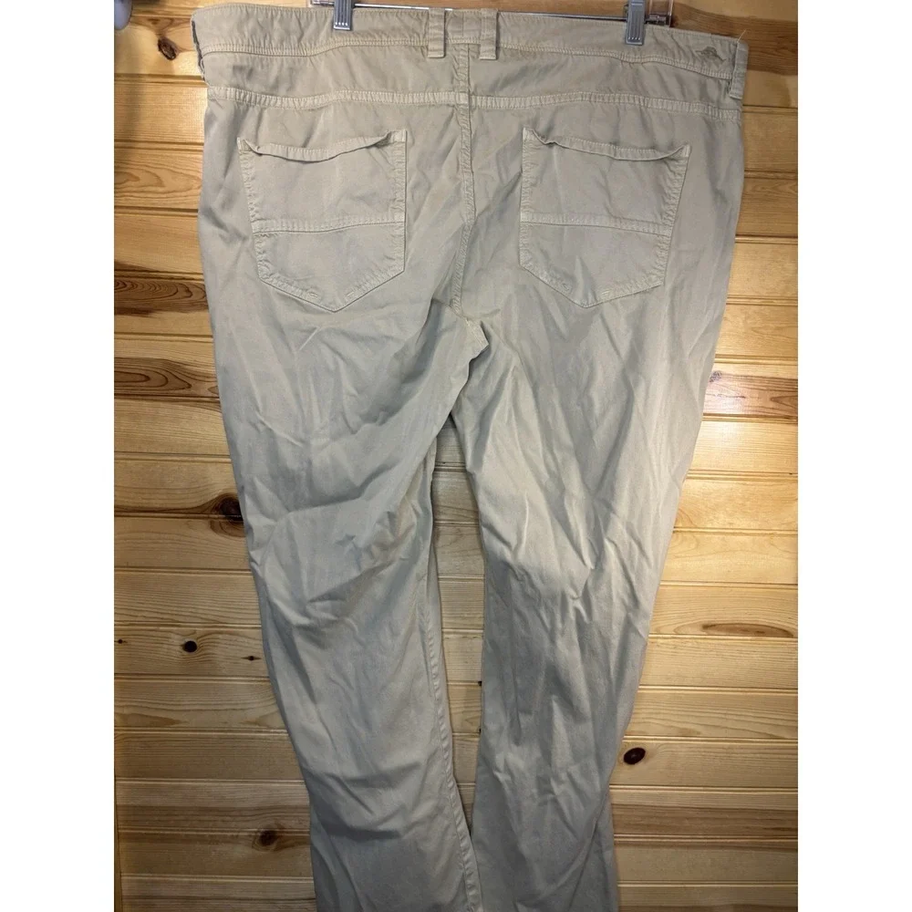 Tommy Bahama Khaki Chino Pants Men's 42x30 Stretch Pima Cotton, Modal, & Spandex